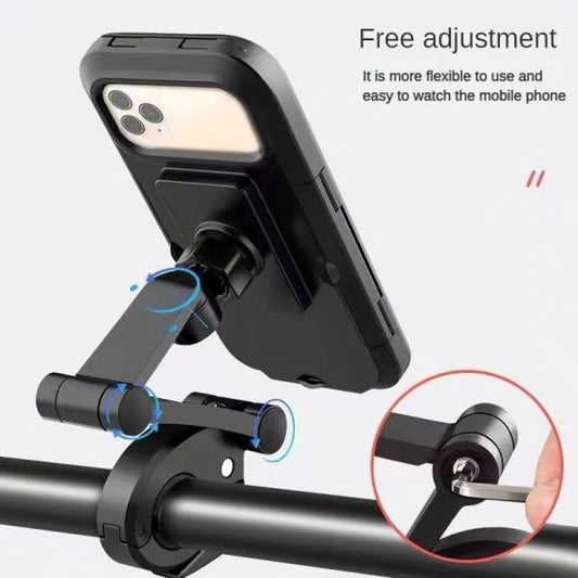 Waterproof Magnetic Bicycle Phone Holder with 360° Rotation